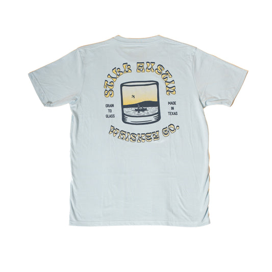 Whiskey River T Shirt - Blue