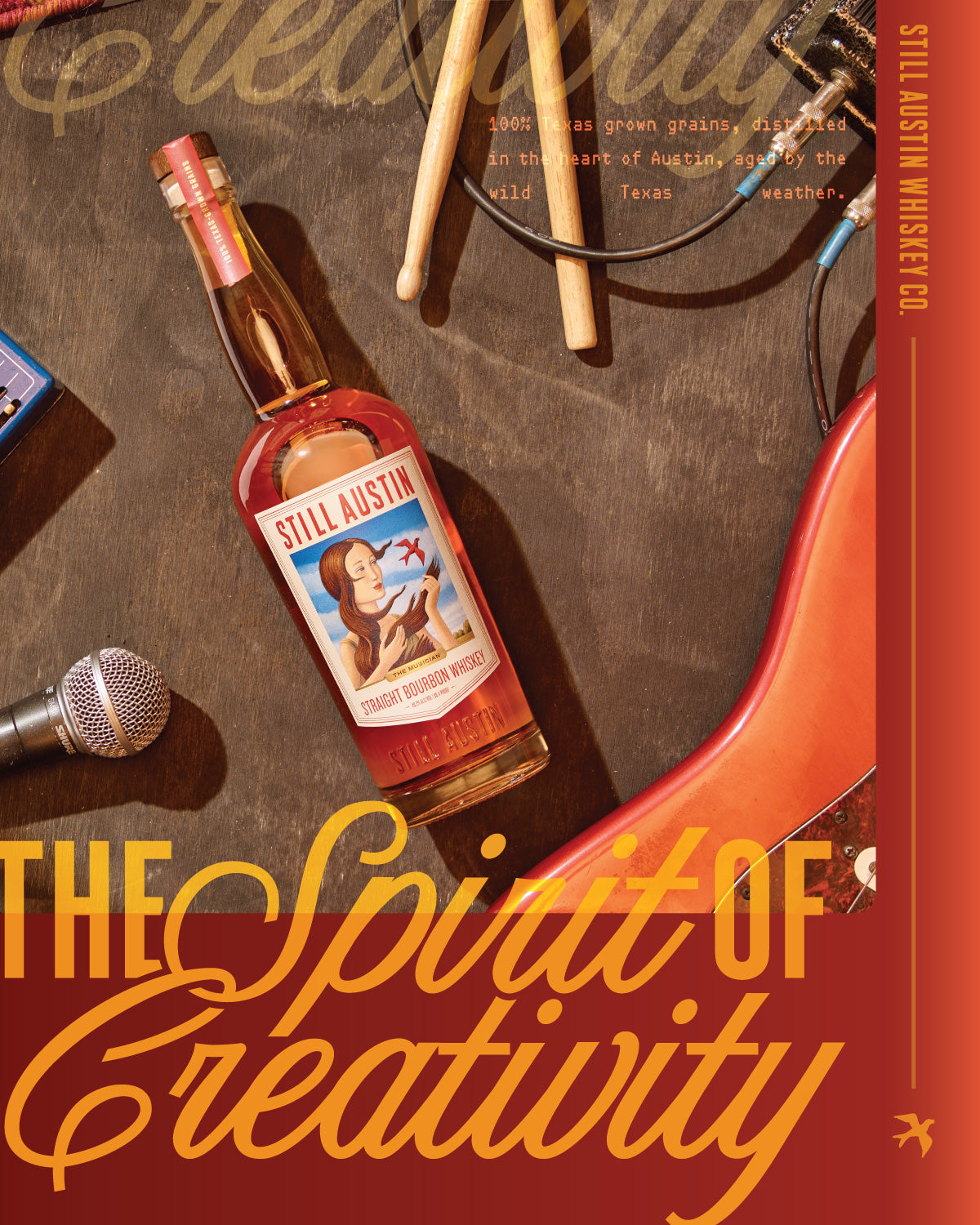 Still Austin Straight Bourbon Whiskey, "The Musician"