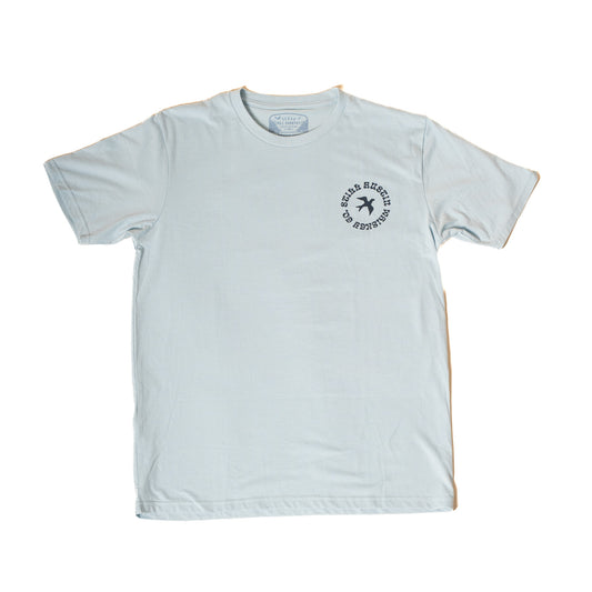 Whiskey River T Shirt - Blue